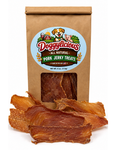 4oz. Pork Jerky Treats – DoggyLicious CT